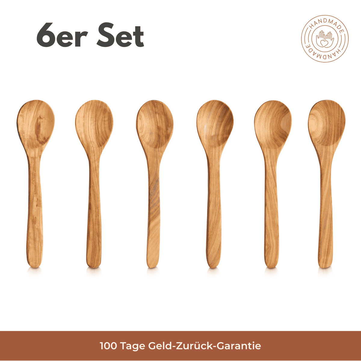 Holzlöffel Set Olivenholz | 15 cm