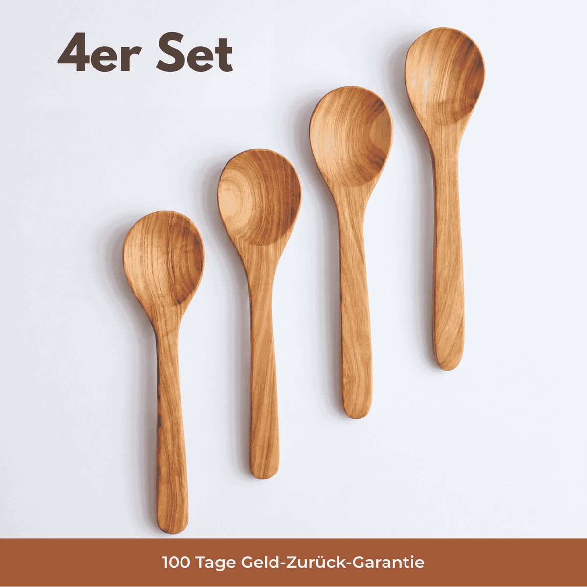 Holzlöffel Set Olivenholz | 15 cm