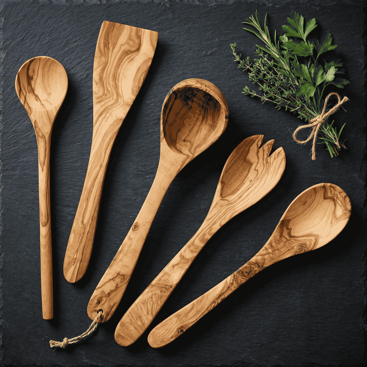 Kochloeffel-Set-holz