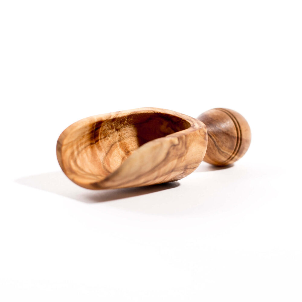 Dosierschaufel-Olivenholz