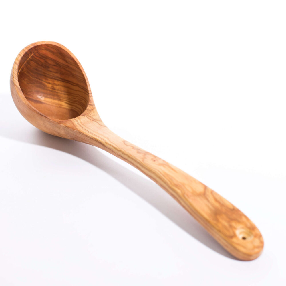 Schoepfkelle-Olivenholz