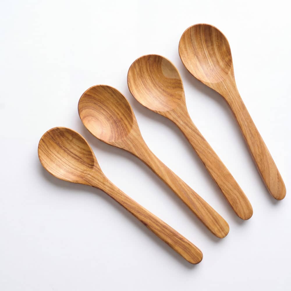 Plastikfreie Löffel aus Holz