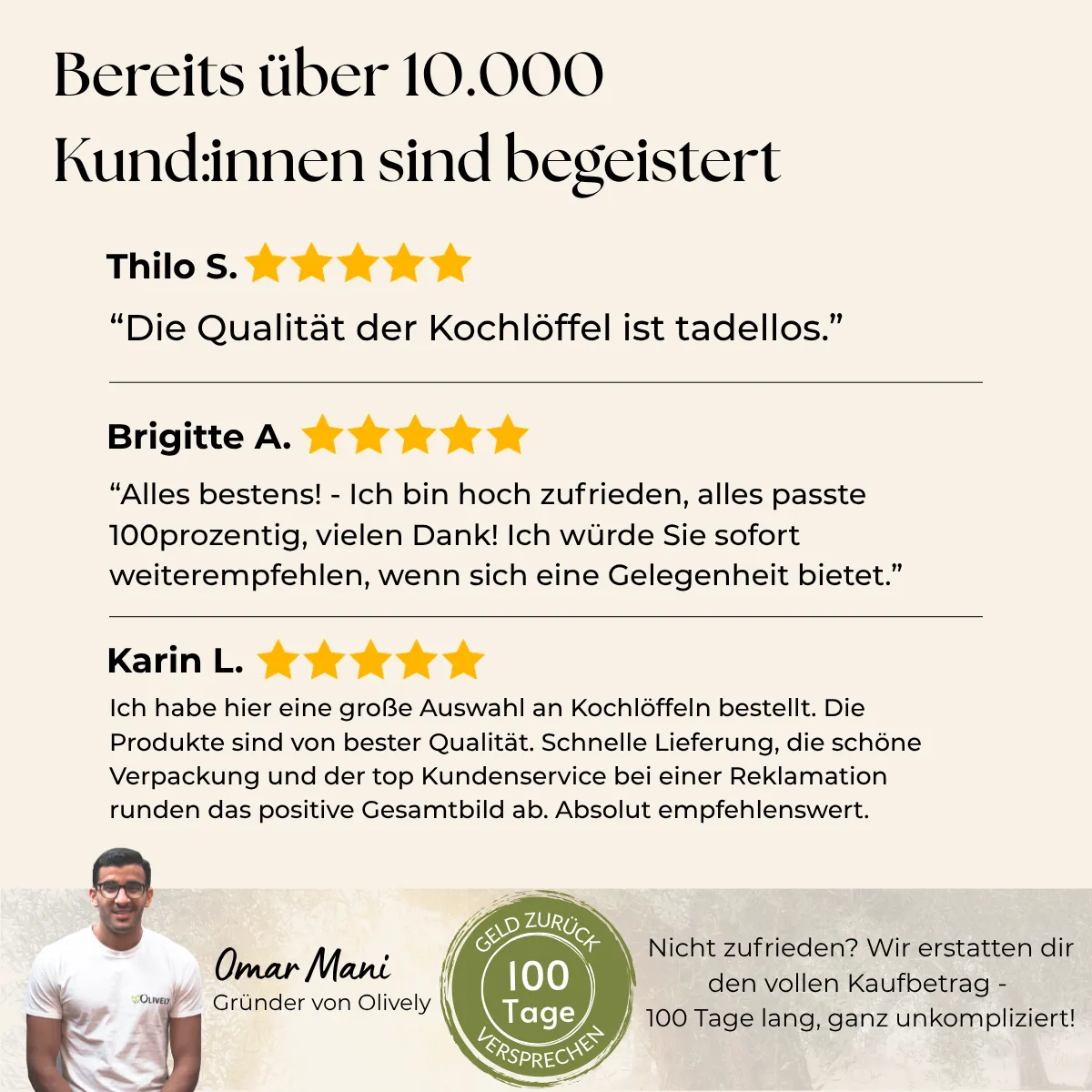 Olively Bewertungen