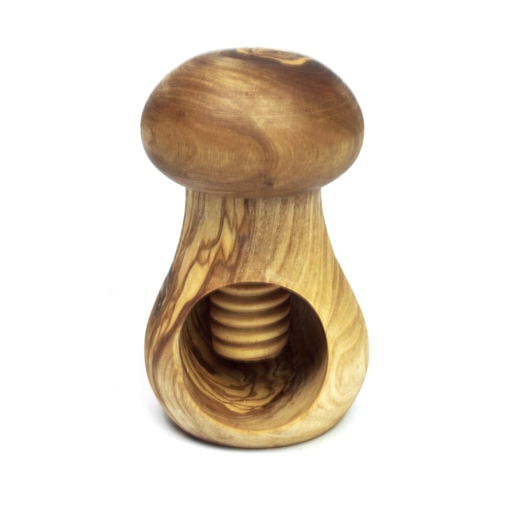 Nussknacker aus Olivenholz Frontansicht