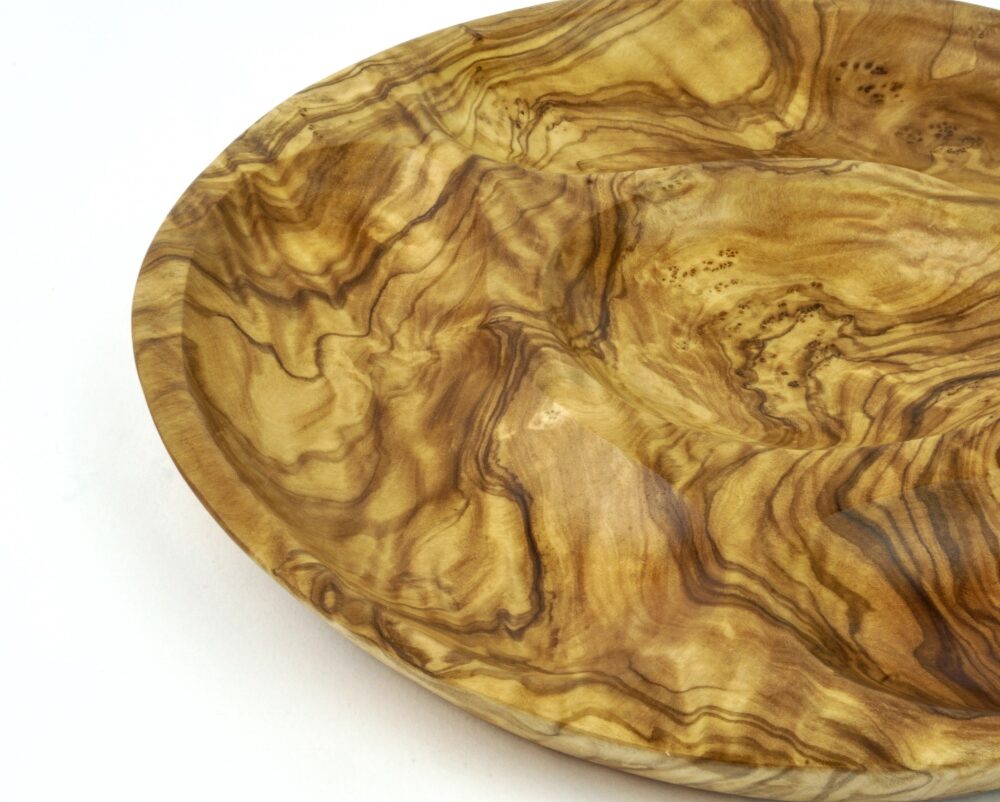 Detailansicht Olivenholz Schale