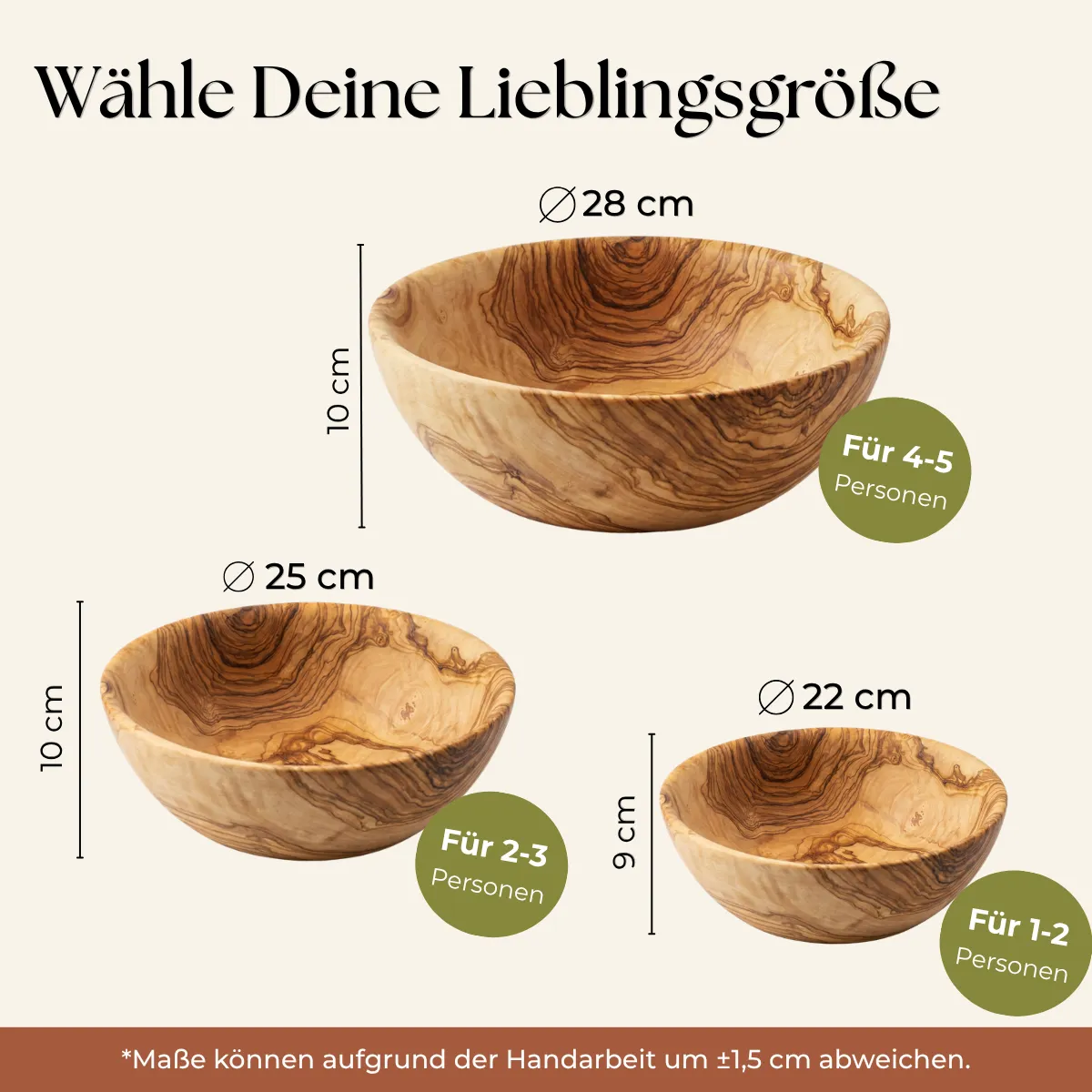 Salatschuessel aus Olivenholz