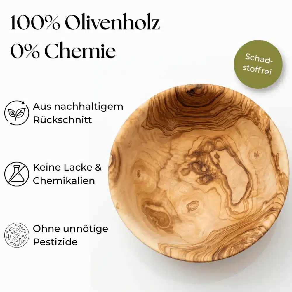 Salatschuessel aus Olivenholz