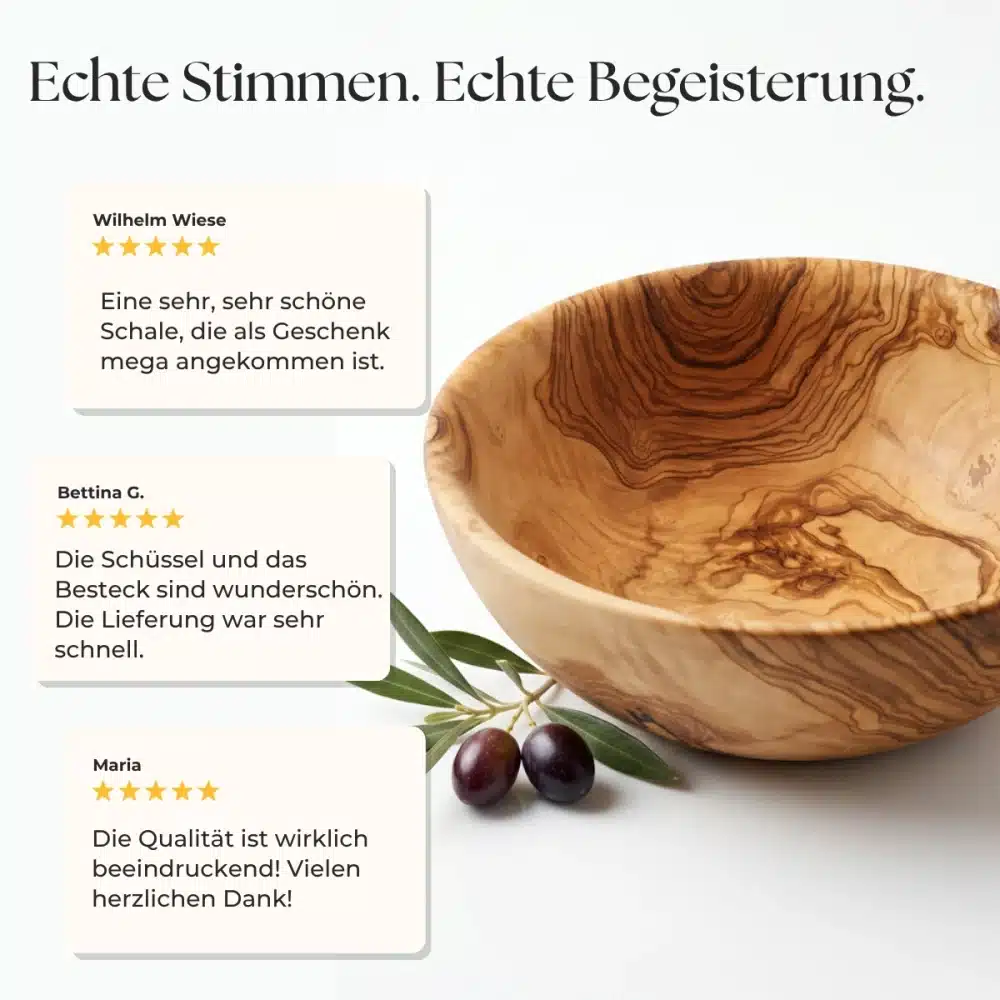 Salatschuessel aus Olivenholz