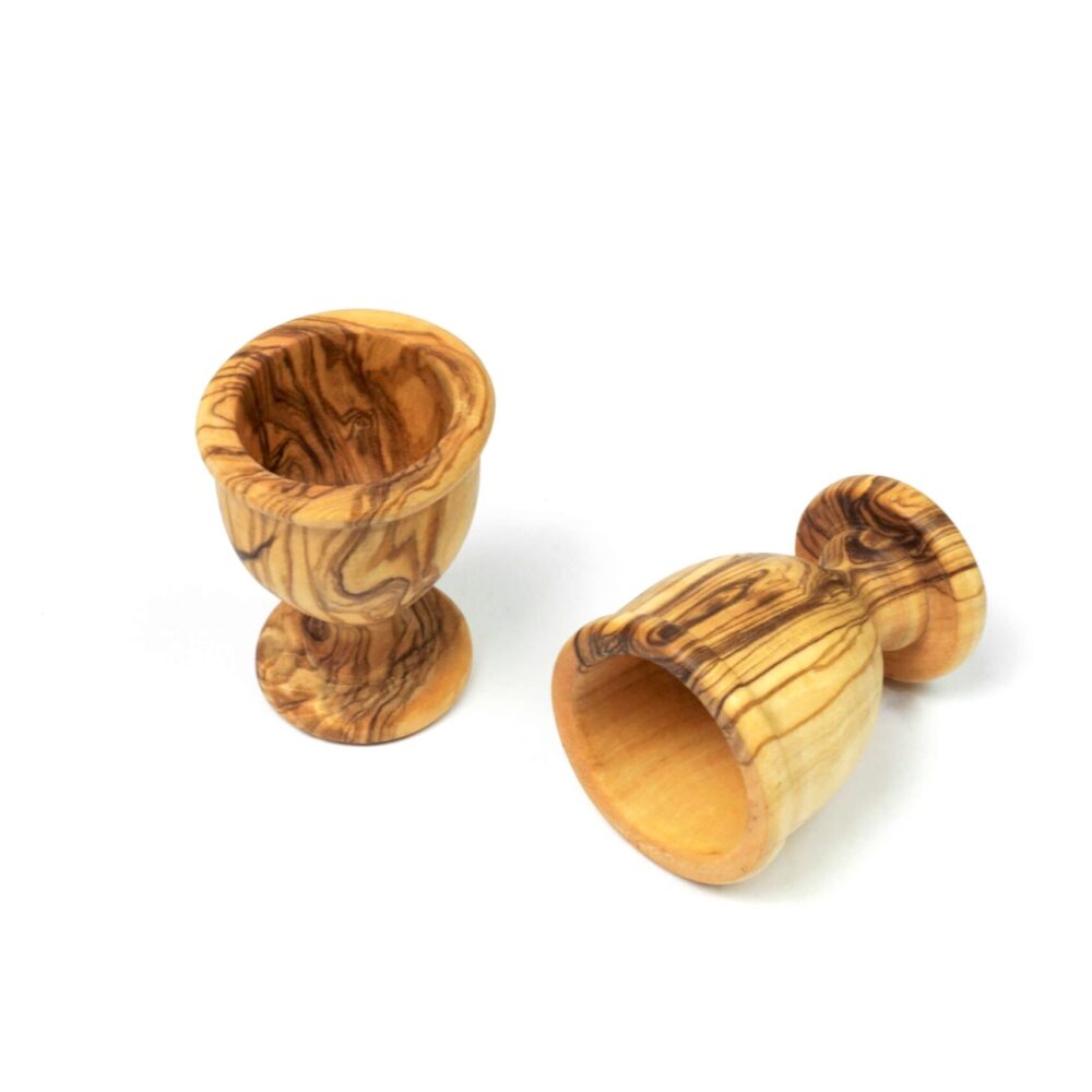 Eierbecher Olivenholz