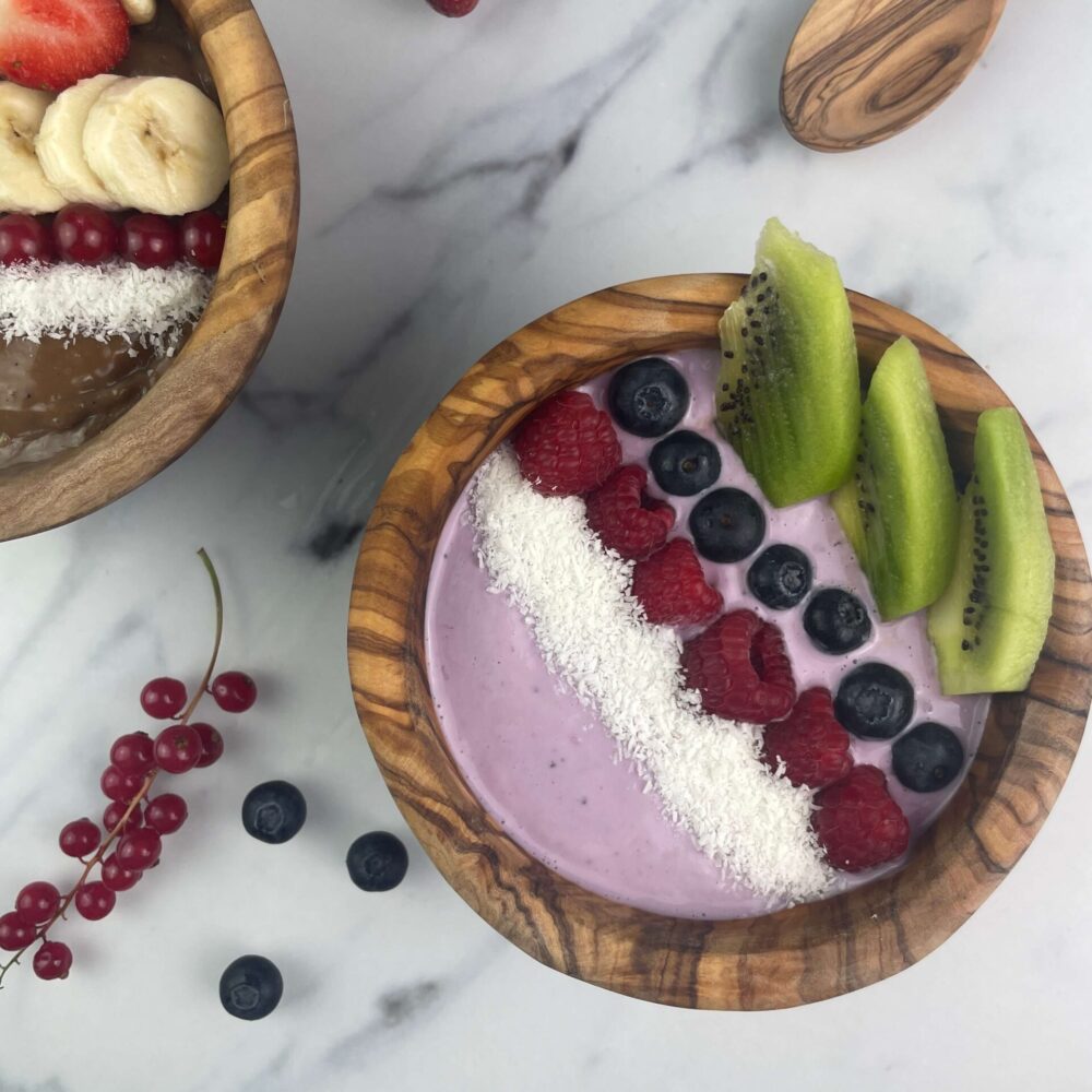 Alternative view of Holzschale Olivenholz rund, Olivenholz Schale 10-14 cm