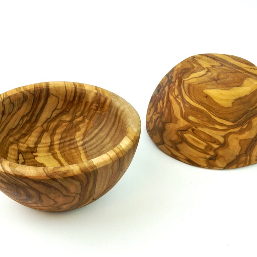 Schale aus Olivenholz, 15 cm
