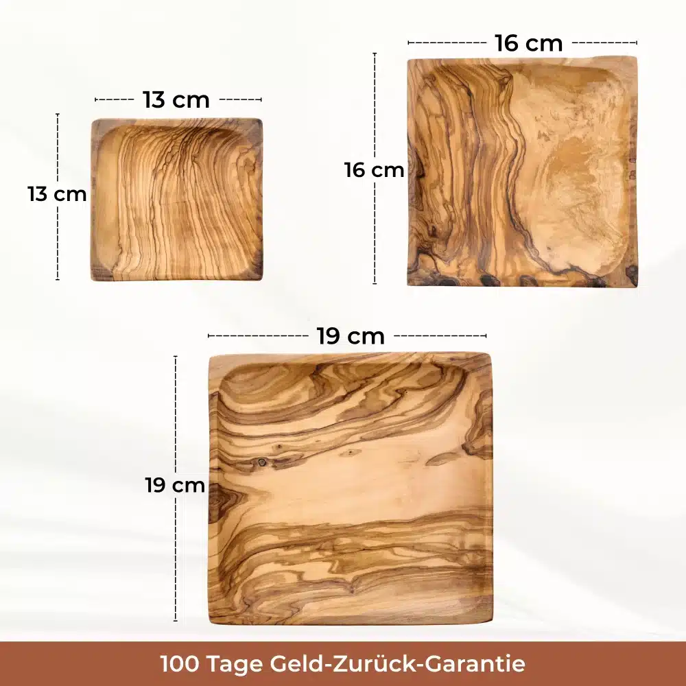 Holztablett-Olivenholz