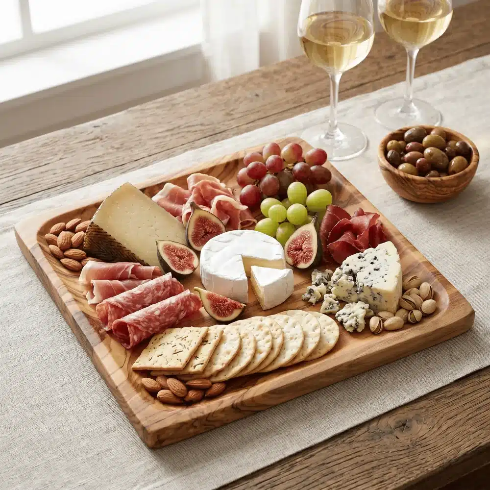 Holztablett-Olivenholz