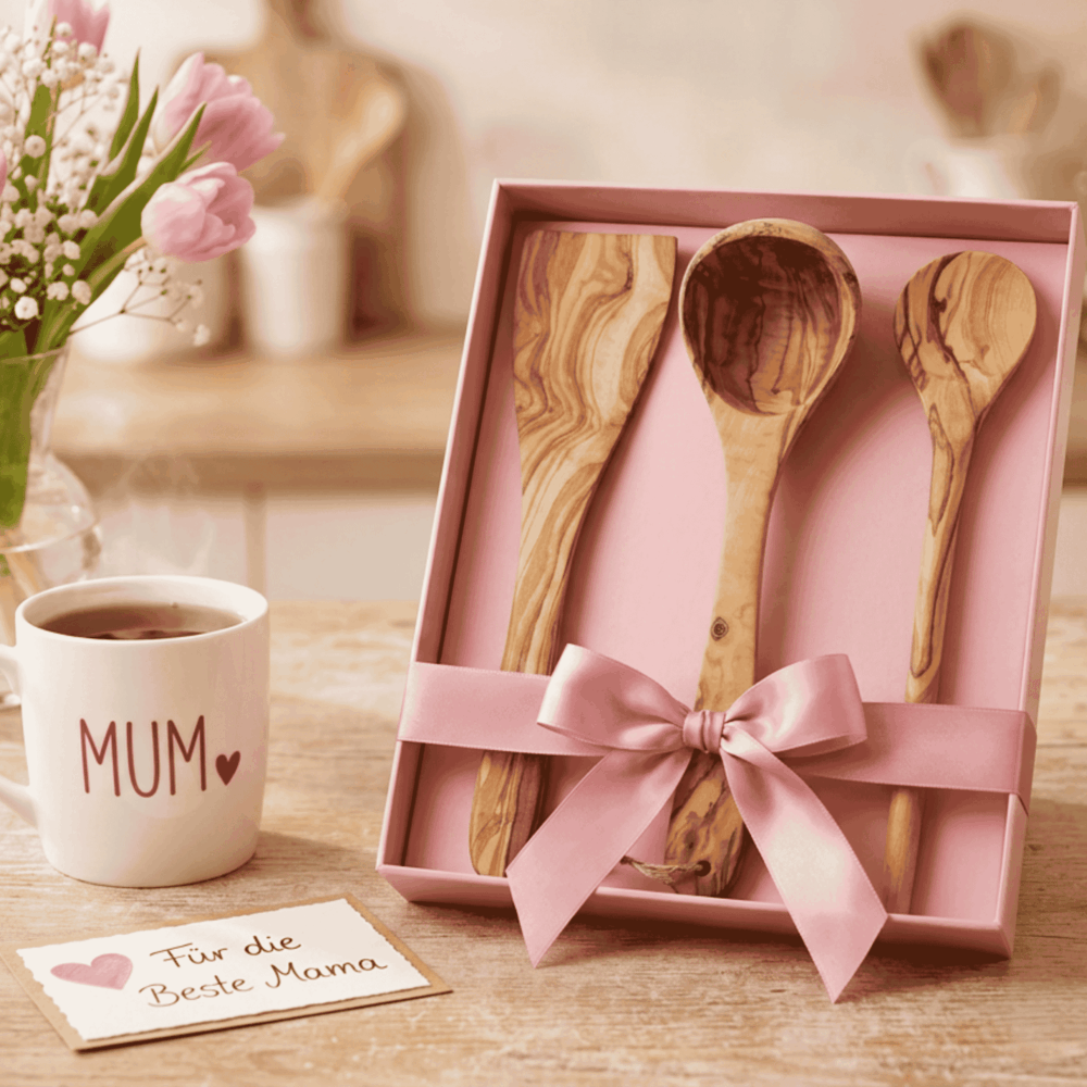 Muttertagsgeschenk Kochloeffel Set